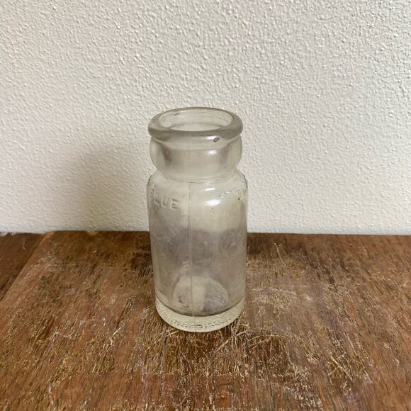 Owen Illinois Little Boy Blue Blueing laundry whitener 1910-40s embossed bottle - Picture 4 of 10